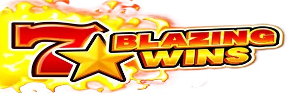 Blazing Wins logo by Playson at Slotmafia Casino