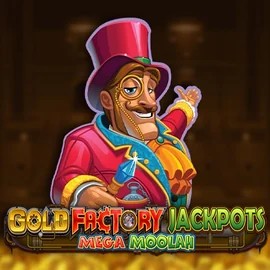 Play the Gold Factory Jackpots Mega Moolah slot by Aurum Signature Studios on Slotmafia Casino