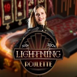 Lightning Roulette casino game by Evolution – featured logo at Slotmafia Casino
