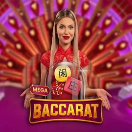Mega Baccarat logo by Pragmatic Play Slotmafia Casino