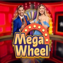 Mega Wheel slot logo by Pragmatic Play at Slotmafia Casino
