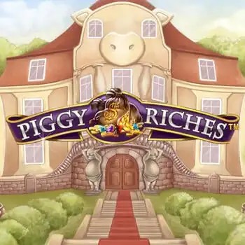 Piggy Riches game by NetEnt – logo hosted on Slotmafia Casino