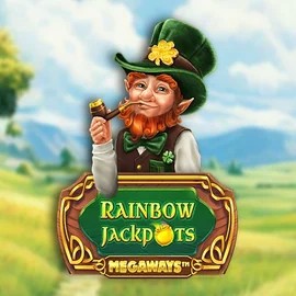 Rainbow Jackpots Megaways logo by Red Tiger Gaming at Slotmafia Casino