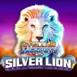 Stellar Jackpots with Silver Lion casino game by Lightning Box Game – featured logo at Slotmafia Casino